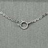 New 1.0ct Round Lab Diamond Round Brilliant Solitaire 14k White Gold Necklace