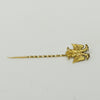 Two Headed Eagle 14k Gold Stick Pin