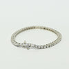3.02cttw Round Brilliant Diamond 14k White Gold Line Tennis Bracelet