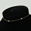 Diamonds by the Yard 5 Stone Round Diamond 14k Yellow Gold Bracelet Anklet