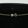 Diamonds by the Yard 5 Stone Round Diamond 14k Yellow Gold Bracelet Anklet