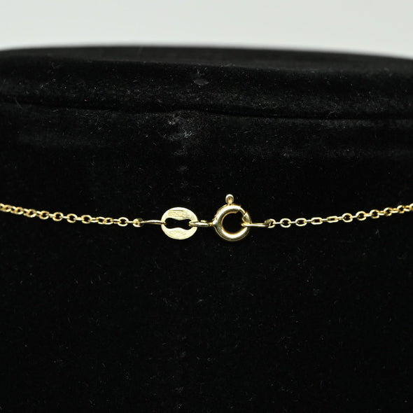 Diamonds by the Yard 5 Stone Round Diamond 14k Yellow Gold Bracelet Anklet