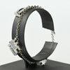 Vintage Italian Designer Diamond Travel Motif 18k White Gold Charm Bracelet