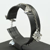 Vintage Italian Designer Diamond Travel Motif 18k White Gold Charm Bracelet