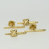 Tiffany & Co Diamond X 18k Yellow Gold 4pc Button Set