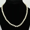 Cultured Pearl 16" Collar Length Necklace 14k Yellow Gold Clasp
