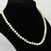 Cultured Pearl 16" Collar Length Necklace 14k Yellow Gold Clasp