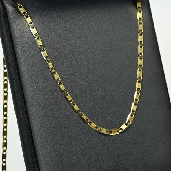 Valentino Flat Mariner Anchor Link 20" 18k Yellow Gold Necklace