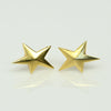 Tiffany Co. Vintage Star 18k Yellow Gold Earrings 1983