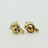 0.57ctw Round Brilliant Diamond Studs 14k Yellow Gold Earrings