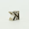 Diamond "K" 14k White Gold Pendant