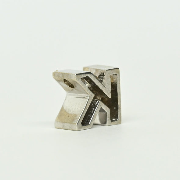 Diamond "K" 14k White Gold Pendant