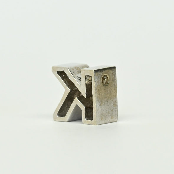 Diamond "K" 14k White Gold Pendant