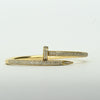 Cartier Juste un Clou Diamond Pave 18k Yellow Gold Nail Bracelet w Box Gift Bag