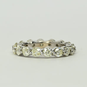 New 2.75ctw Round Brilliant Diamond Eternity Band - Size 6.5