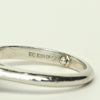 3.02 E SI1 Pear GIA Diamond w Tri Sides Handmade Platinum Engagement Ring
