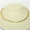 Rope Chain Semi Solid 19" 3.9mm 10K Yellow Gold Necklace