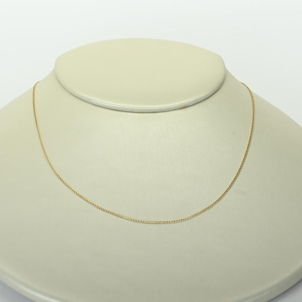 14k Cable Link Chain Necklace