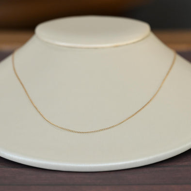 14k Cable Link Chain Necklace