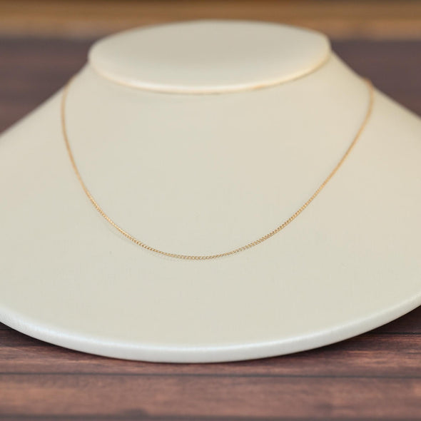 14k Cable Link Chain Necklace