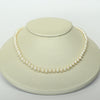 Cultured Pearl 17" Collar Length Necklace 10k Yellow Gold Clasp