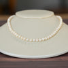 Cultured Pearl 17" Collar Length Necklace 10k Yellow Gold Clasp