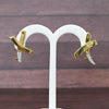 Tiffany & Co. Paloma Picasso Large X Kiss Earrings 18K Gold Platinum Diamonds