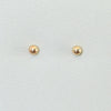 3mm 14K Yellow Gold Ball Stud Earrings