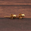 3mm 14K Yellow Gold Ball Stud Earrings