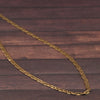 Vintage Mariner Link 14K Yellow Gold Necklace 18"
