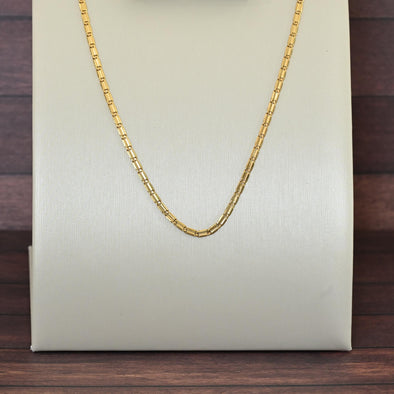 Valentino Flat Link Chain 14K Yellow Gold 16"