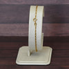 Vintage Oval Link 18K Yellow Gold Bracelet