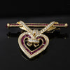 Charles Krypell 18KT Yellow Gold 6.17ct Ruby, 2.67ct Diamond Pendant/Brooch