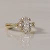 2.13ctw Lab Grown Radiant Cut Diamond Halo Engagement Ring w Natural Diamonds