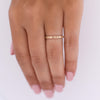 14K Yellow Gold Floral Wedding Band