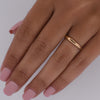 Vintage 18K Yellow Gold WILK & CO Wedding Band