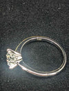 HOLD FOR GABE FROM FACBEBOOK 1ct LGD set in 14k White Gold Solitaire Engagement Ring