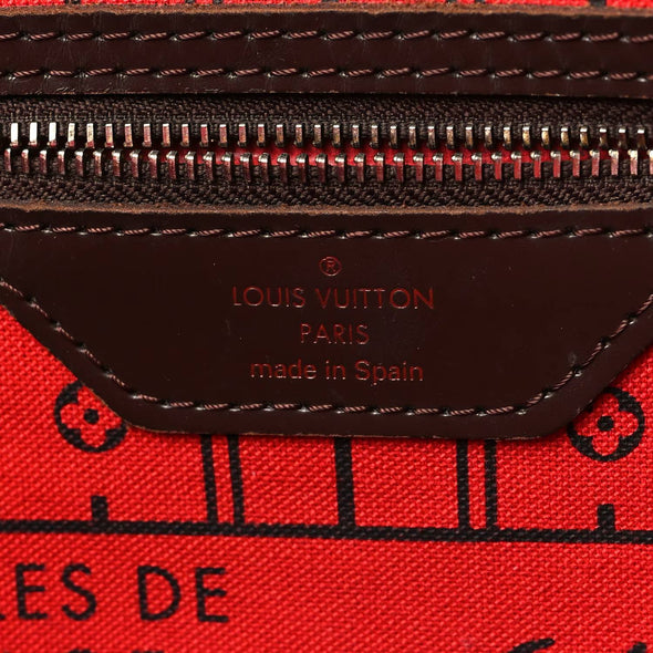 Louis Vuitton Neverfull Cherry MM Damier Ebene