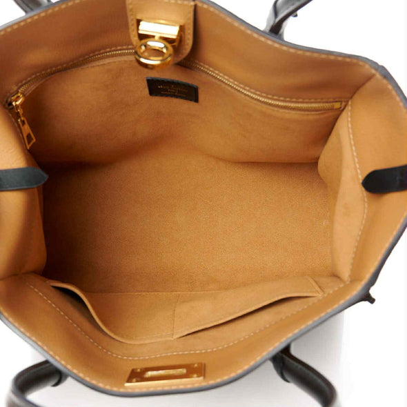 Louis Vuitton Calfskin Monogram On My Side Greige
