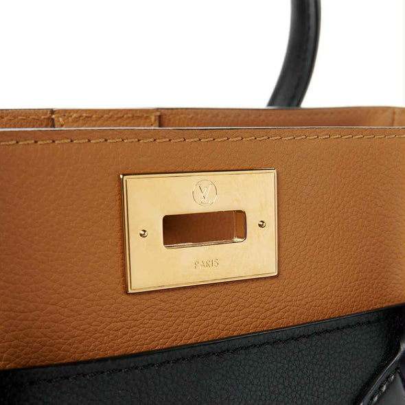 Louis Vuitton Calfskin Monogram On My Side Greige