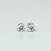 New 2+ctw Round Lab Grown Diamond Studs 14K White Gold Martini Set Earrings