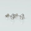 New 2+ctw Round Lab Grown Diamond Studs 14K White Gold Martini Set Earrings