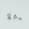 New 2+ctw Round Lab Grown Diamond Studs 14K White Gold Martini Set Earrings