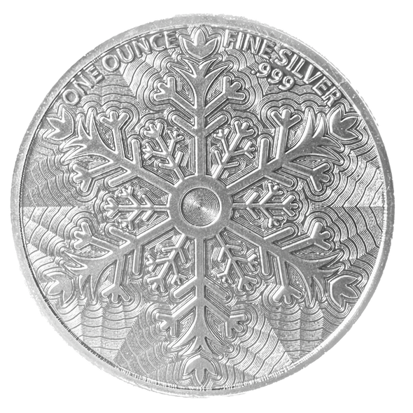 Christmas 2024 Santa Silver Round