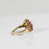 Vintage Pearl & Sythetic Ruby Ring