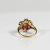 Vintage Pearl & Sythetic Ruby Ring