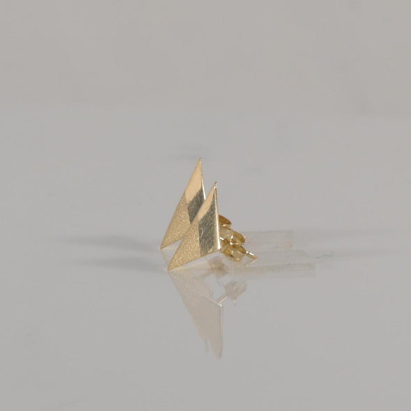 14K Yellow Gold Kite Earrings