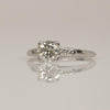 Vintage 1.01ct Old European Cut Diamond Engagement Ring in Platinum