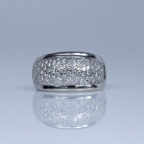 1.75ctw Diamond Pave Band 14K White Gold