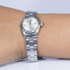 Vintage Rolex Oyster Precision 6411 Silver Ladies Stainless Steel Watch